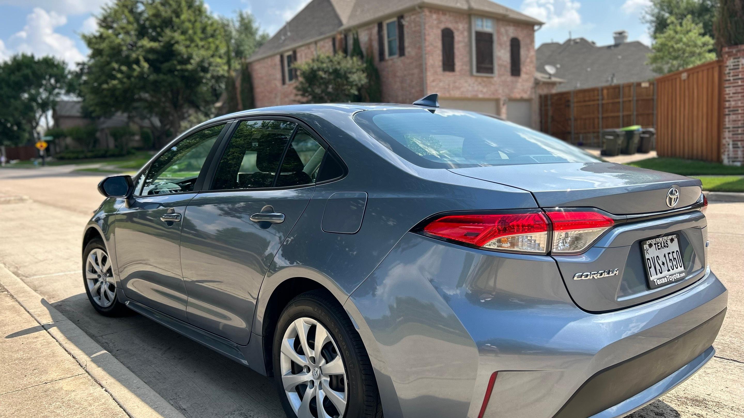2021 Blue Toyota Corolla