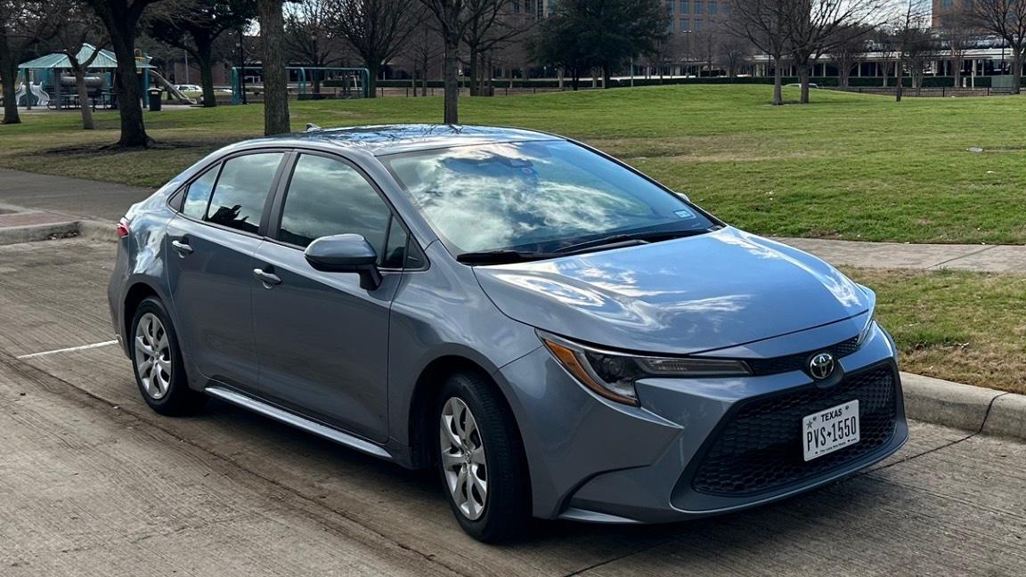 2021 Blue Toyota Corolla
